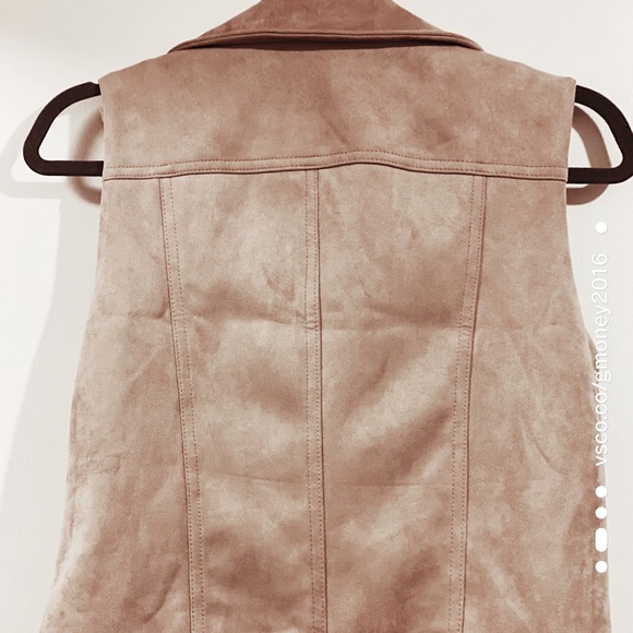 Philosophy Faux Suede Vest - Picture 3 of 3